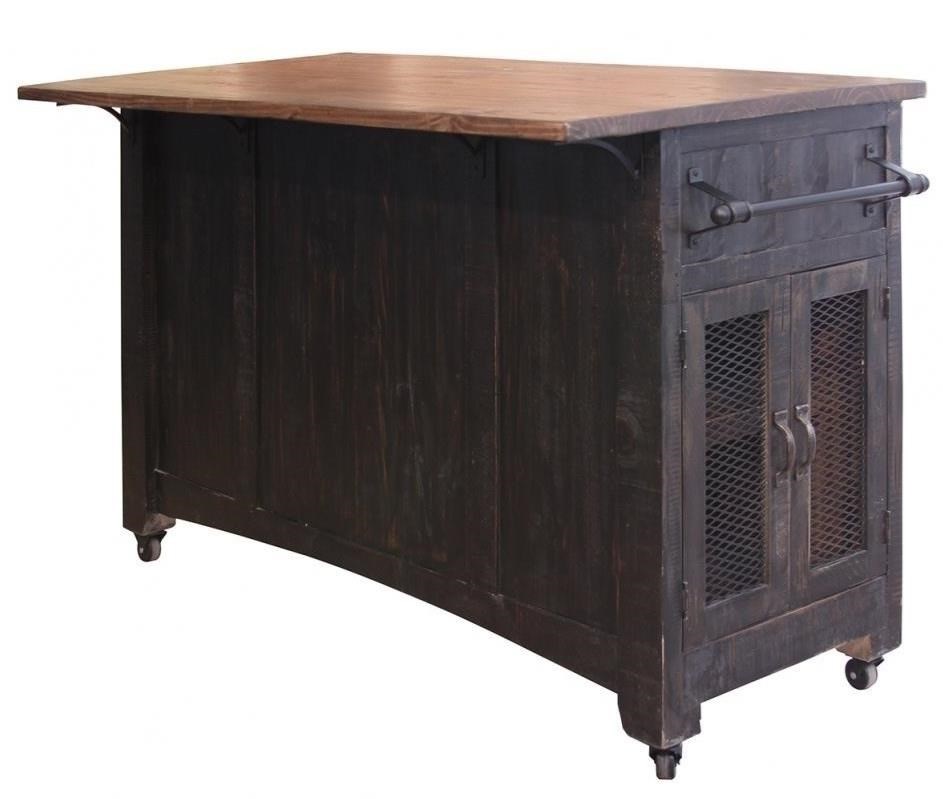International Furniture Direct Pueblo IFD370ISLAND Kitchen Island with